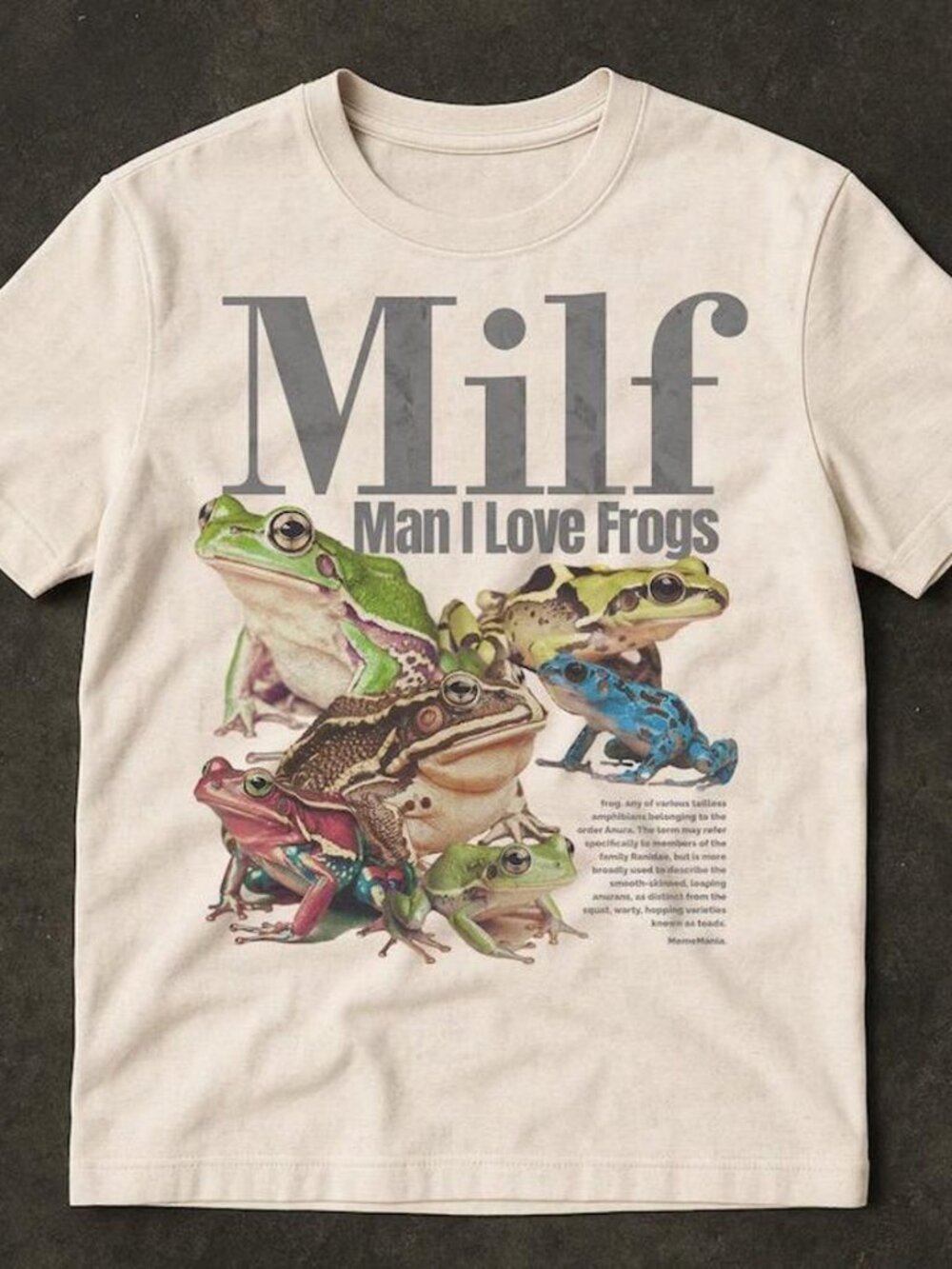 Man I Love Frogs T-Shirt, Vintage Frog Meme Tee